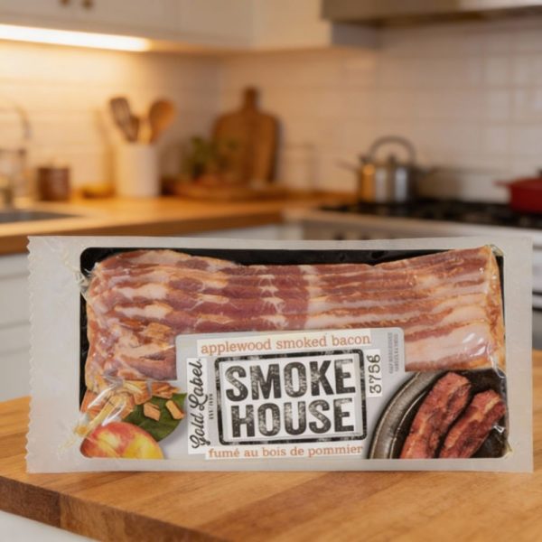 Bacon Gold Label fumé au bois de pommier